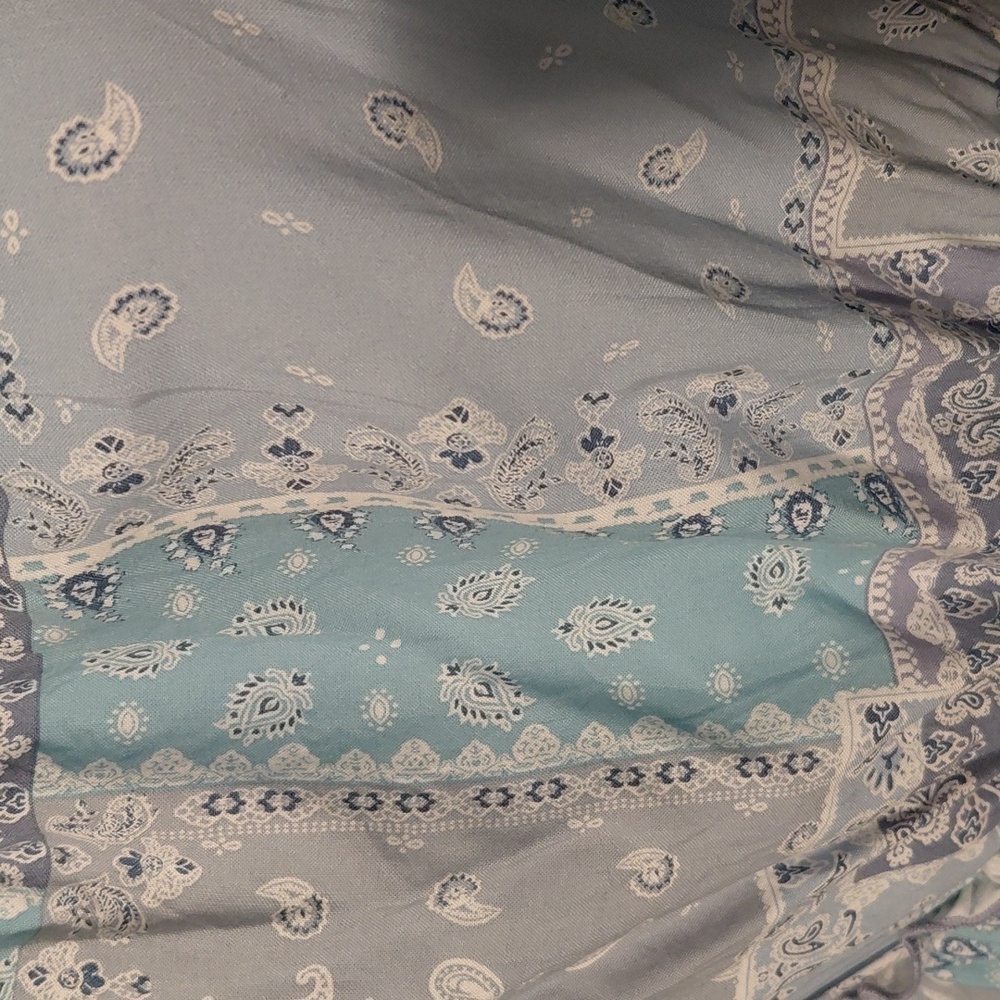Light Blue Patchwork Sundress - image 3